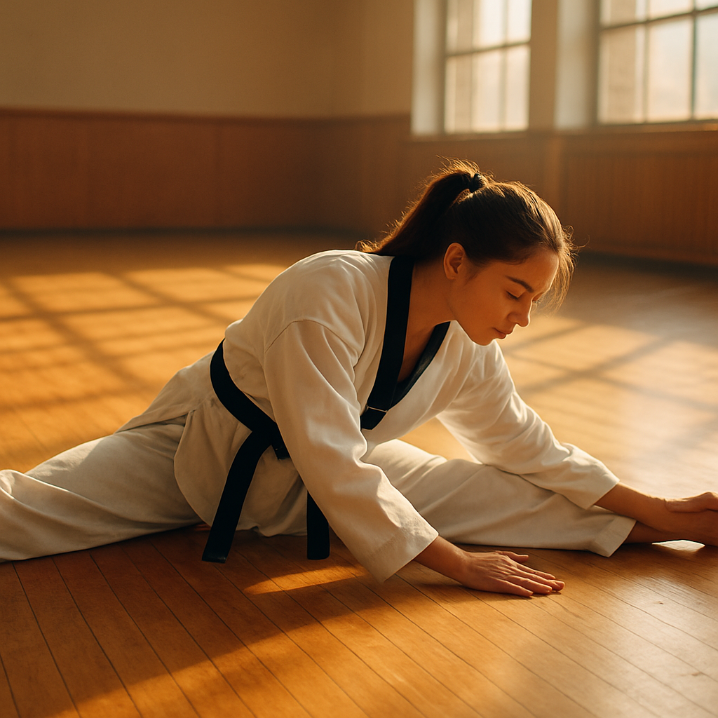Rutina de flexibilidad esencial para taekwondistas